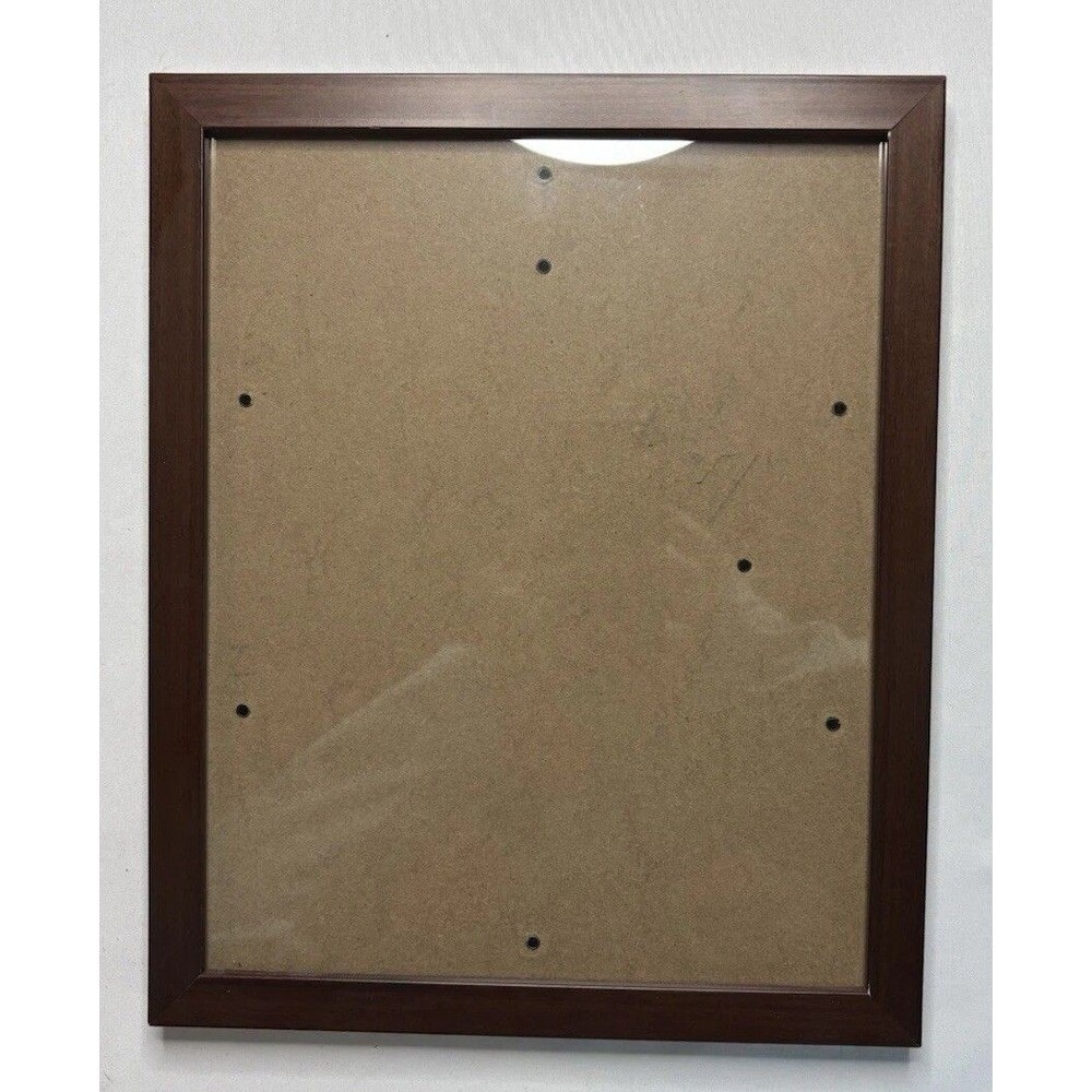 8" x 10" Dark Wood Photo Frame New Sleek Simple Modern Target - No Box
